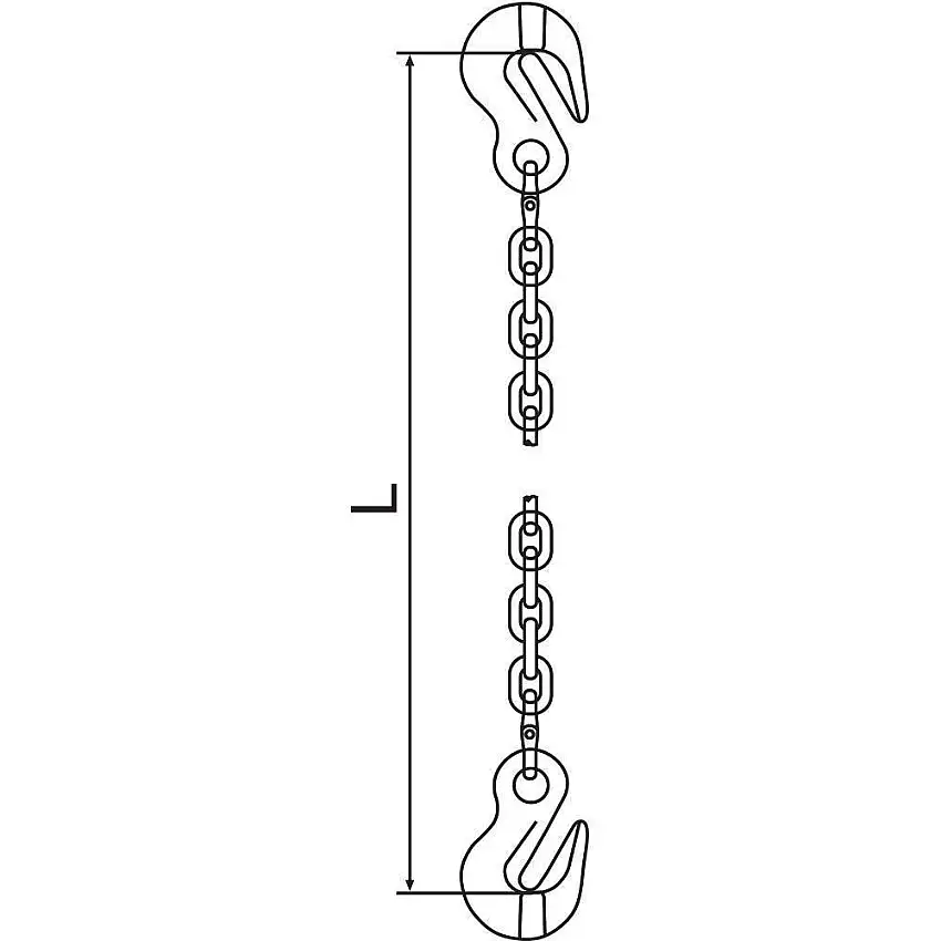 PEWAG  10G120SGG/10 Kettenschlinge G120 Sgg Legierter Stahl 10 Fuß Länge