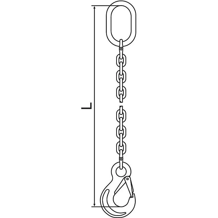 PEWAG  10G120SOS/10 Kettenschlinge G120 Sos Legierter Stahl 10 Fuß Länge