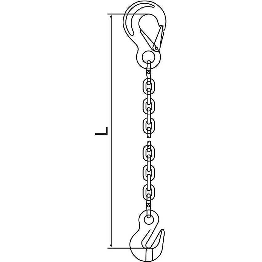 PEWAG  10G120SSG/10 Kettenschlinge G120 SSG Legierter Stahl 10 Fuß Länge