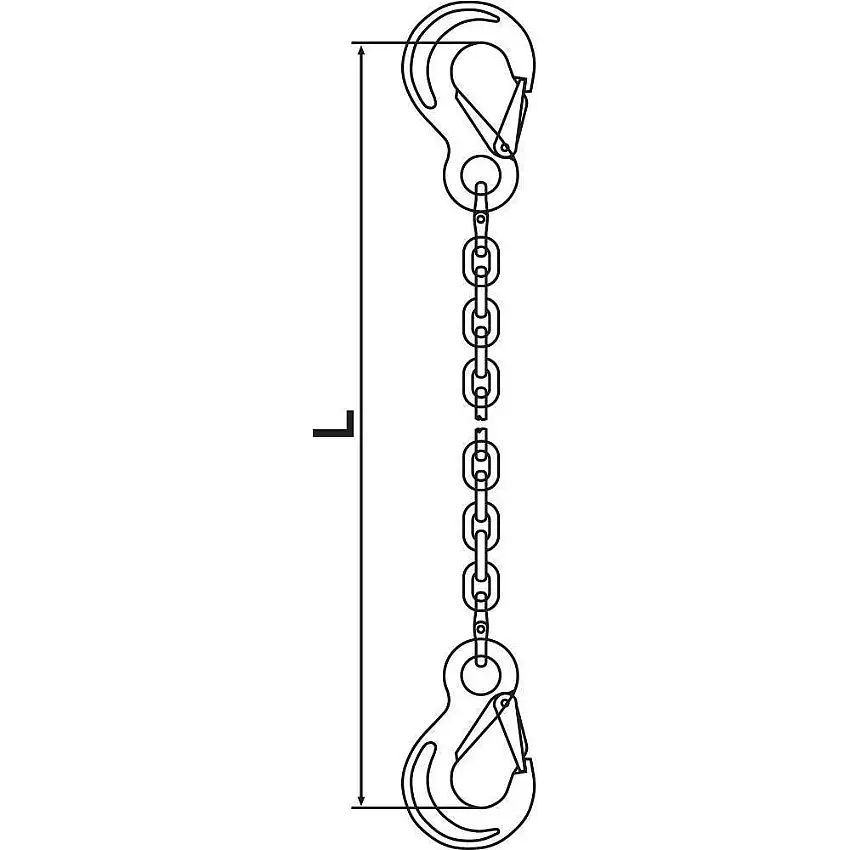 PEWAG  10G120SSS/10 Kettenschlinge G120 Sss Legierter Stahl 10 Fuß Länge