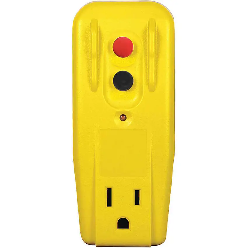 POWER FIRST 11X429 Gfci 15a 5-15r Gelb Automatische Rückstellung