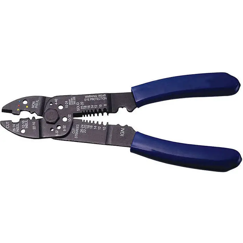 POWER FIRST  24C969 Crimpzange 6-polig 8 1/4 Zoll