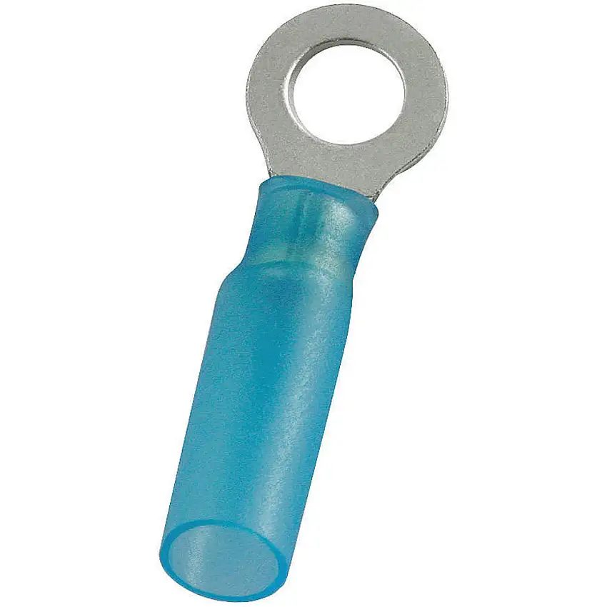 POWER FIRST  4FRF3 Ringkabelschuh, blau, gelötet, 16 bis 14