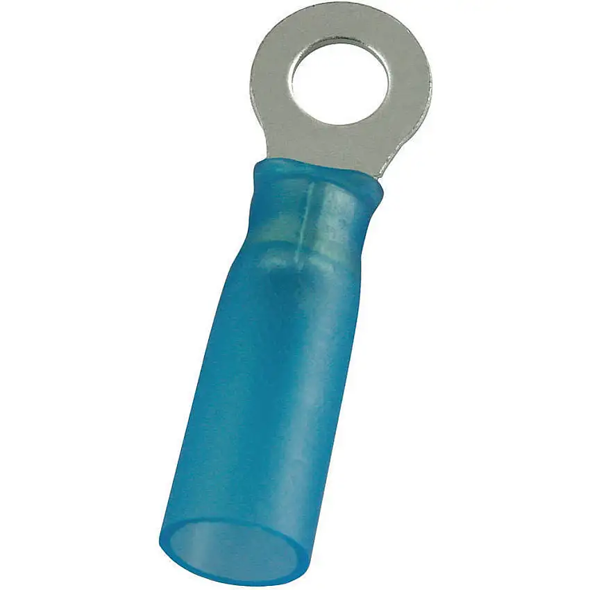 POWER FIRST  4FRF4 Ringkabelschuh, blau, gelötet, 16 bis 14