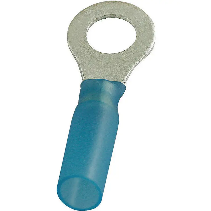 POWER FIRST  4FRF5 Ringkabelschuh, blau, gelötet, 16 bis 14