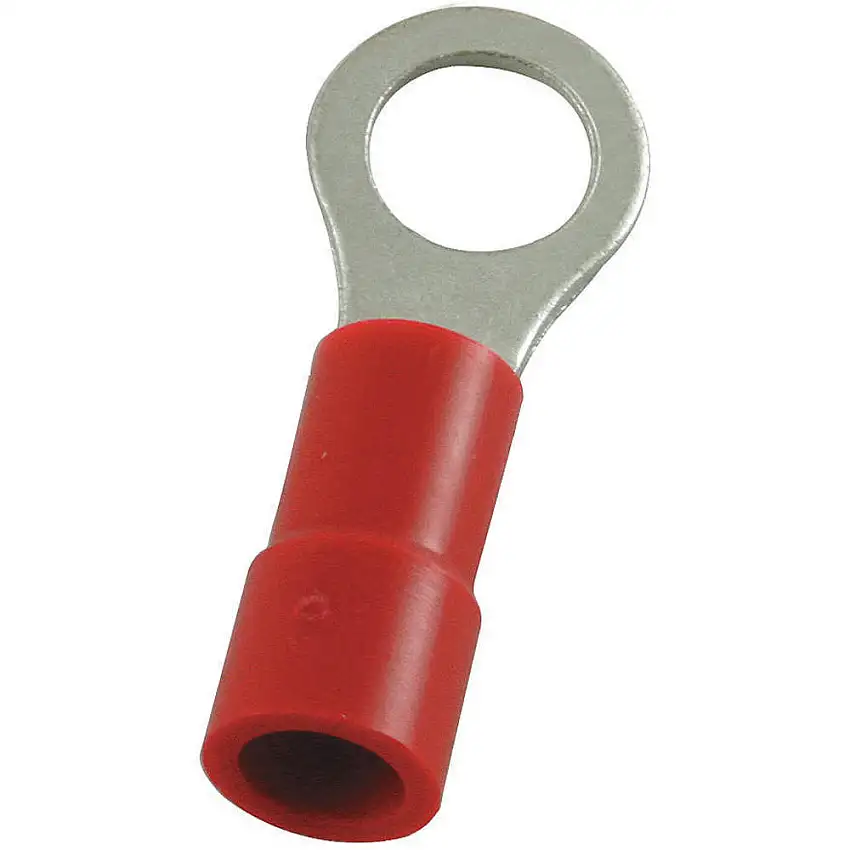 POWER FIRST  4FRH5 Ringkabelschuh, rot, stumpf gepresst, 22 bis 16