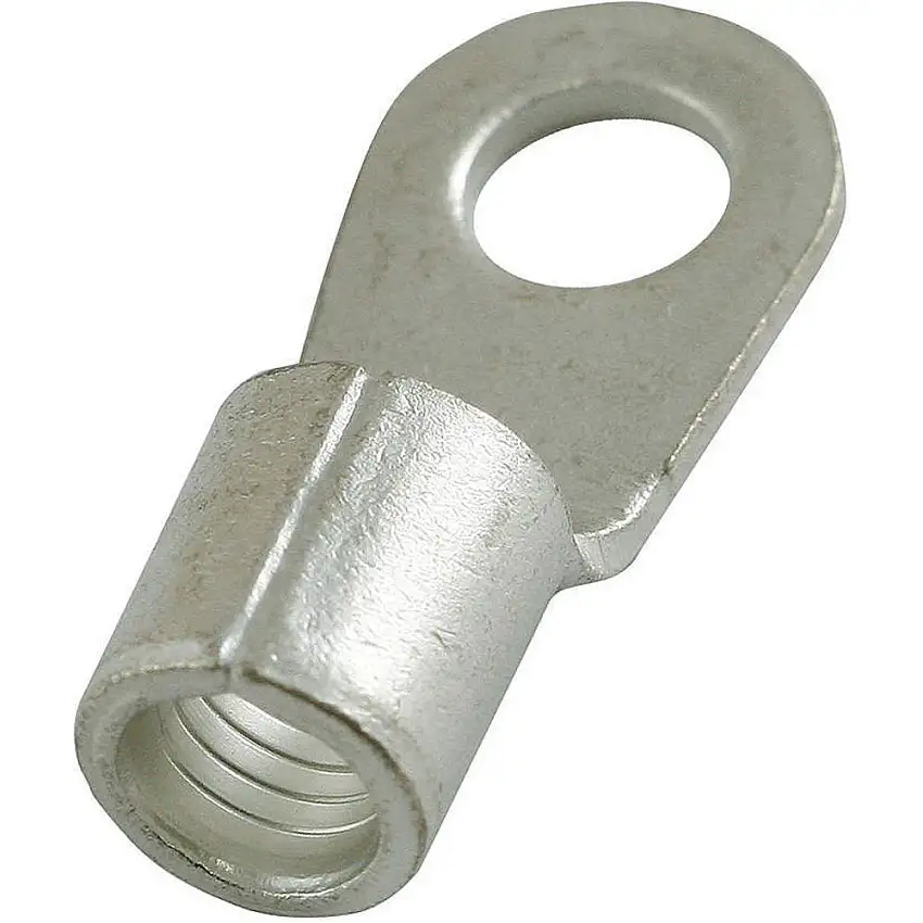 POWER FIRST  4FRL3 Ringkabelschuh, blank, gelötet, 6 AWG