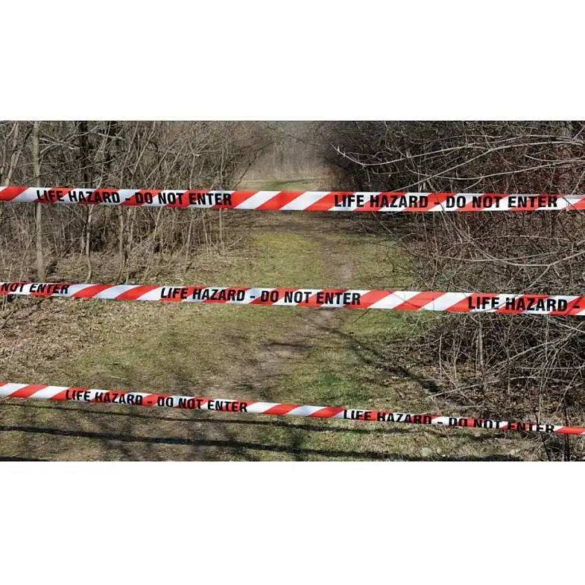 PRESCO PRODUCTS CO B3103W18-564 Absperrband Rot/Weiß 1000 Fuß x 3 Zoll