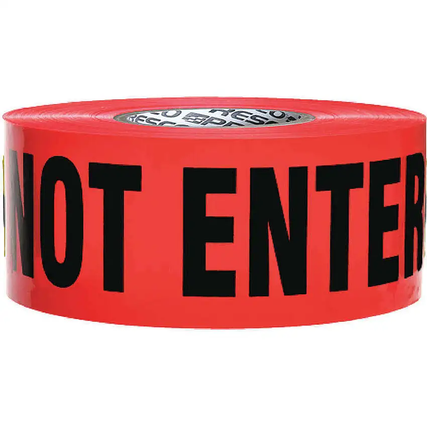 PRESCO PRODUCTS CO B3104R10-188 Absperrband Rot/Schwarz 1000 Fuß x 3 Zoll