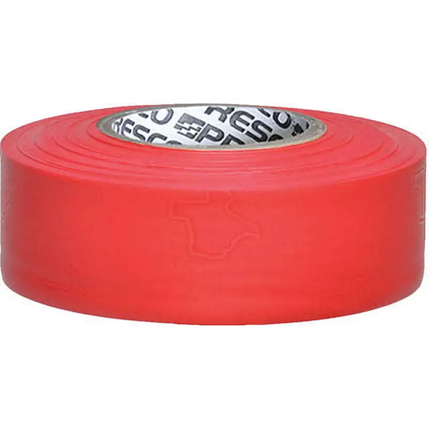 PRESCO PRODUCTS CO TXRG-373 Texas-Flaggenband, Rot, Glo, 150 m