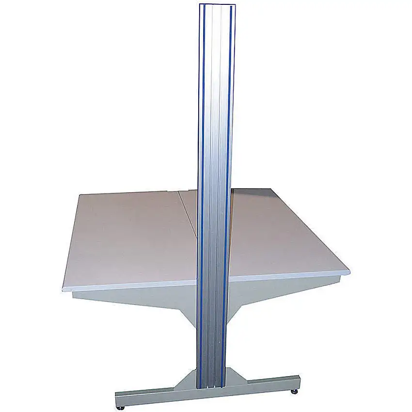 PRO-LINE DN6030DAESD Doppelseitiger Ergo-Freischwinger-Arbeitsplatz mit 82 Zoll Höhe