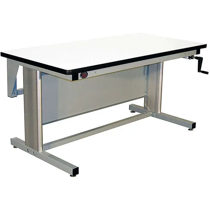 PRO-LINE EL6030C-A31 Ergo-Werkbank, Grau, 60l x 30w x 30h Zoll