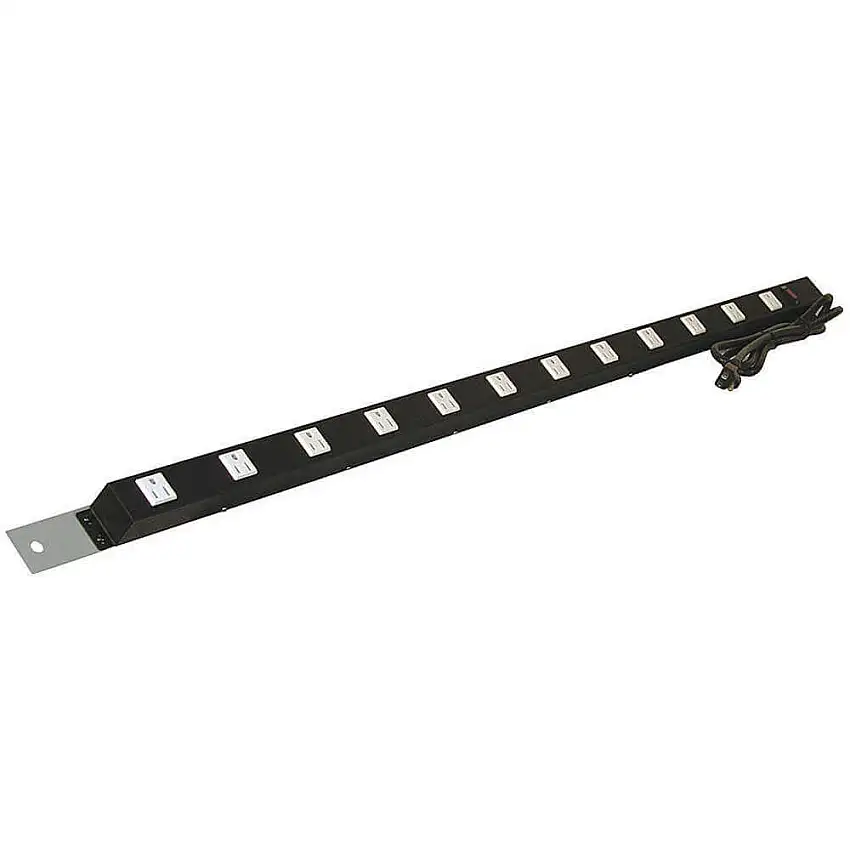 PRO-LINE  ES48/ESMR72-A31 Steckdosenleiste 72 B x 1-1/2 T x 1-1/2 H Grau
