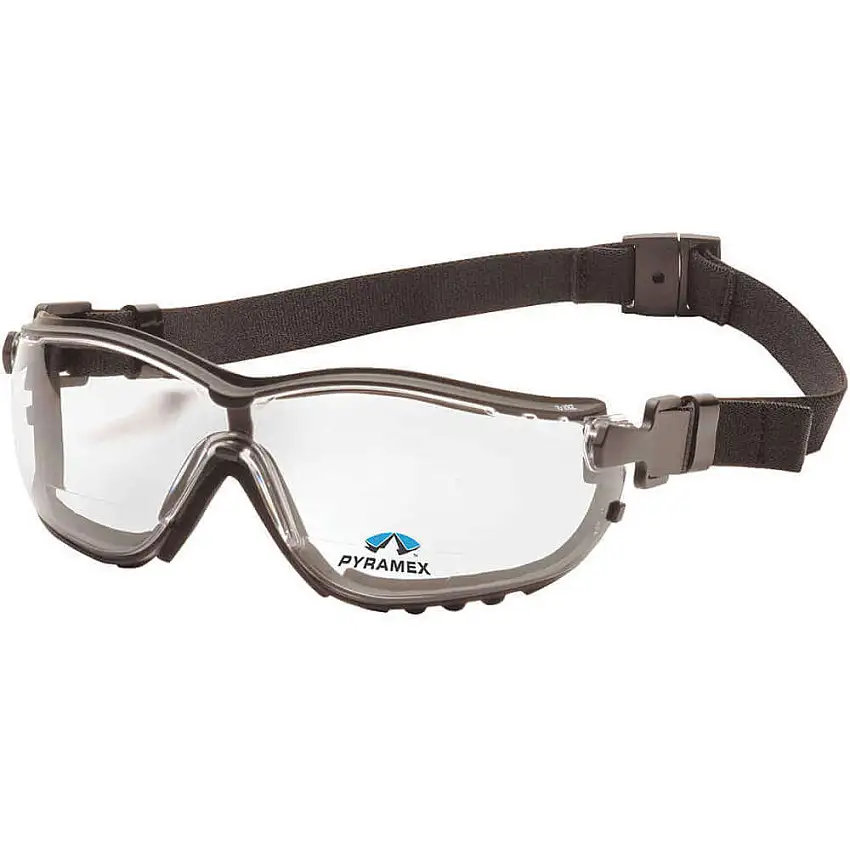 PYRAMEX  GB1810STR15 Sicherheits-Lesebrille, 1.5 Dioptrien, klar, Af