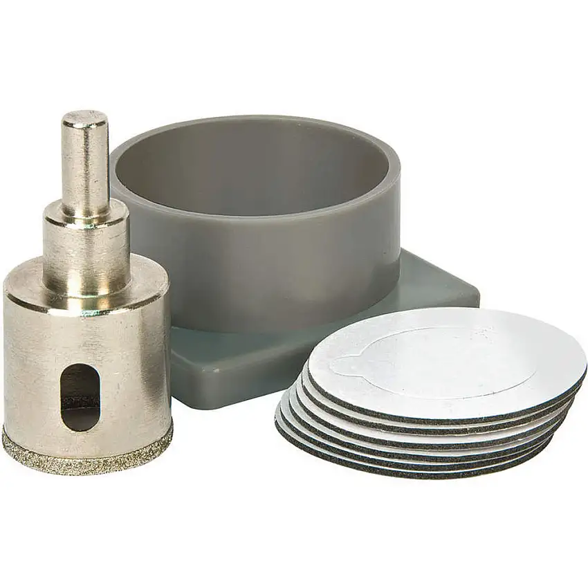 QEP 10569Q Lochsägen-Set, Diamant-Körnung, 1-3/8 Zoll