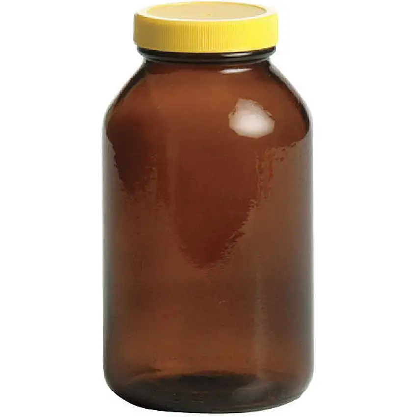 QORPAK 239524 Glasflasche 1000ml Braun