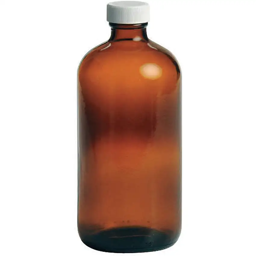 QORPAK  239530 Glasflasche 16 Unzen Bernstein