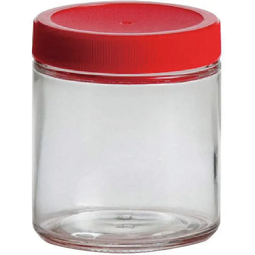 QORPAK 239553 Glasflasche 4 Unzen Klar