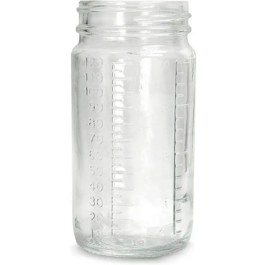 QORPAK GLA-00849 Flasche Weithalsglas 16 Unzen Klar