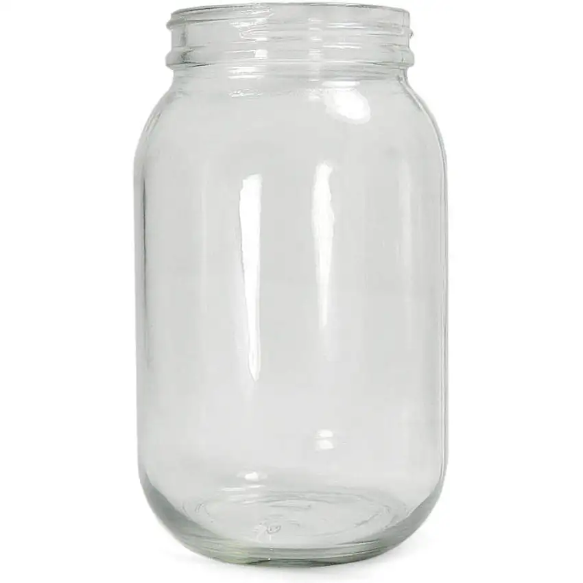QORPAK GLA-00861 Flasche Weithalsglas 8 Unzen Klar