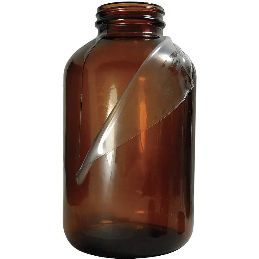QORPAK GLA-07053 Flasche mit Sicherheitsbeschichtung, 2500 ml, 70-400