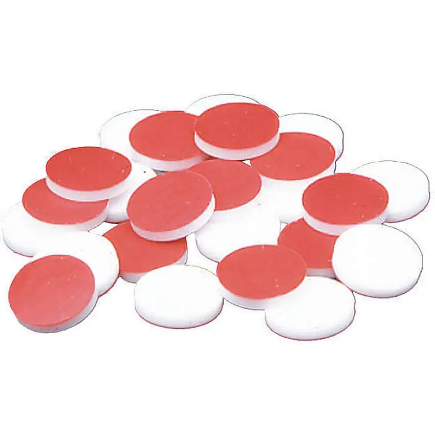 QORPAK  VS11277-122 Verschluss 8 mm PTFE/Gummi Rot/Weiß
