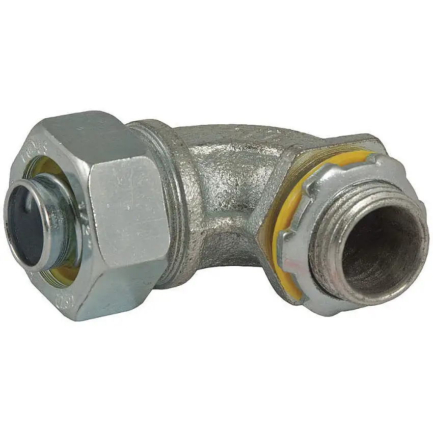 RACO  3421 Nicht isolierter Steckverbinder 3/8 Zoll 90 Grad