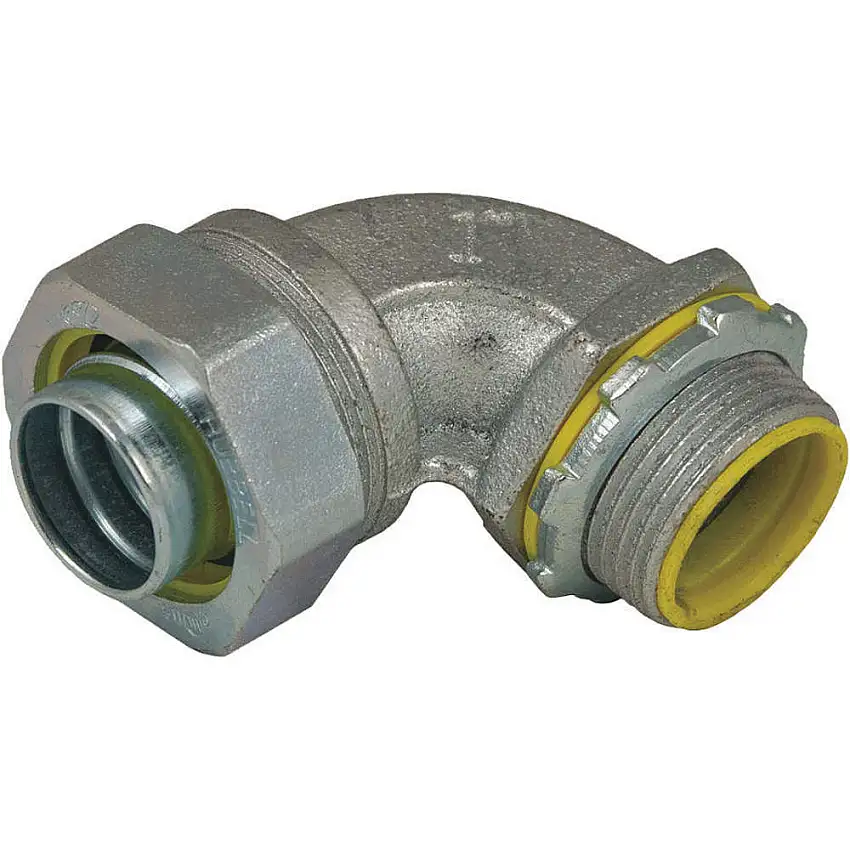RACO  3542 Isolierter Stecker 1/2 Zoll Vinyl 90 Grad