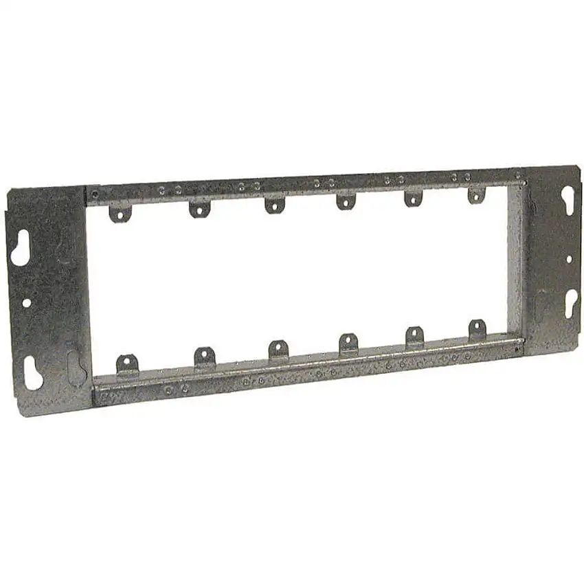 RACO  825 Gipsring-Gangbox-Abdeckung 6-Gang