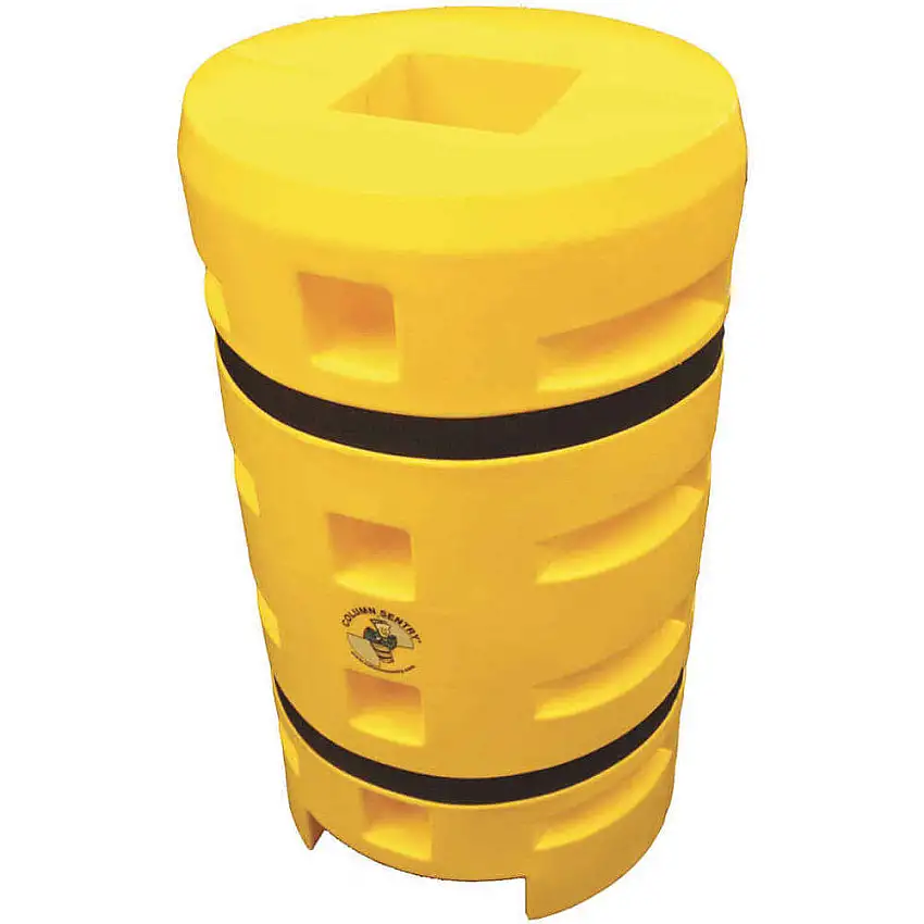 SENTRY  CS2442-6S Säulenschutz Gelb 6 Zoll Länge x 6 Zoll Breite LLDPE