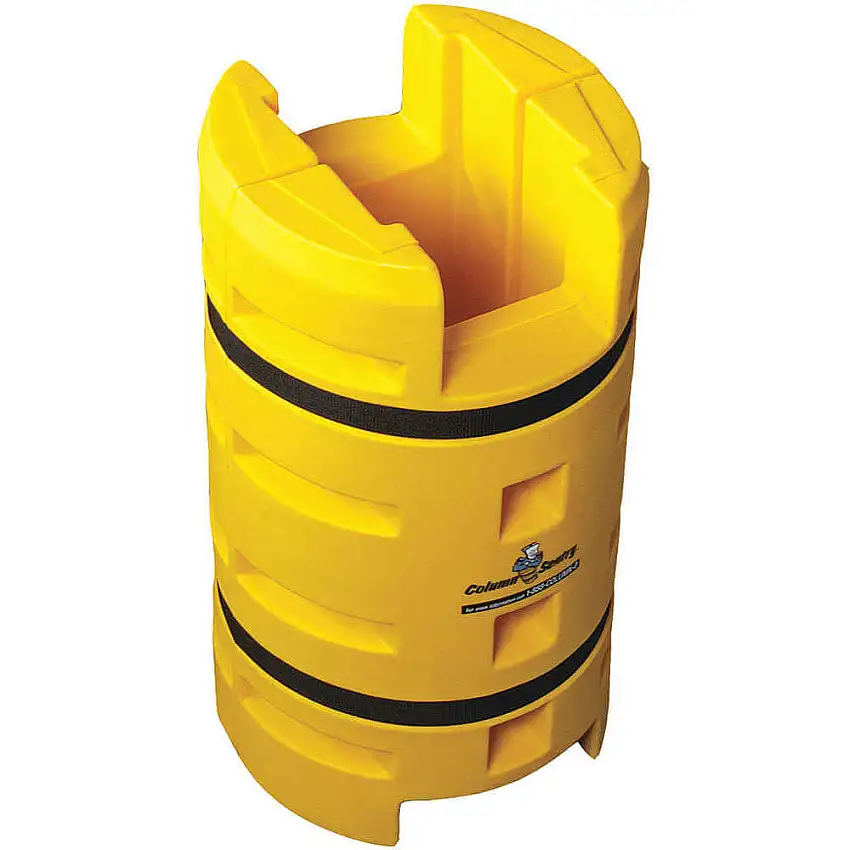 SENTRY  CS2442-8SFE Säulenschutz, Gelb, 8 Zoll Länge x 8 Zoll Breite, LLDPE