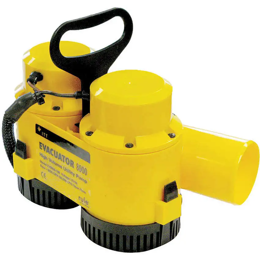 RULE  EV8000-100 Tragbare Tauchpumpe 12 VDC
