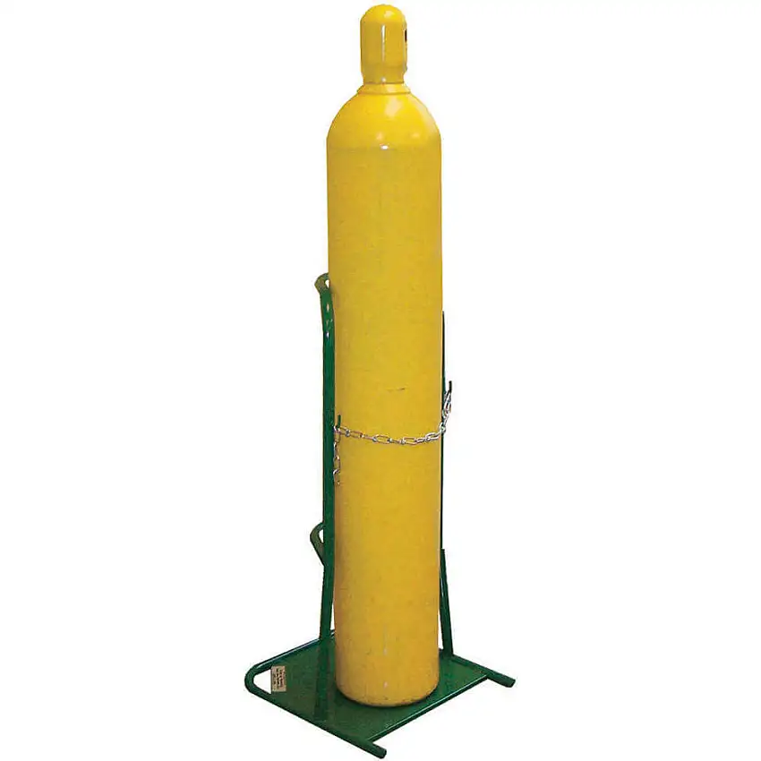 SAFTCART  260-1 Einzelflaschenständer 36 Zoll H Stahl