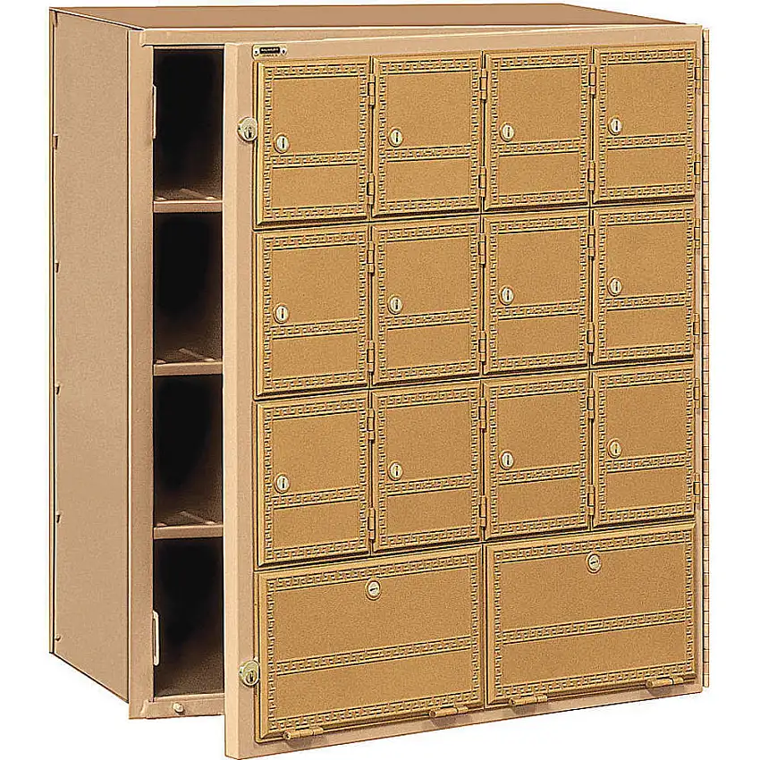 SALSBURY INDUSTRIES 2114FL Americana Briefkasten, 14 Türen, Frontlader