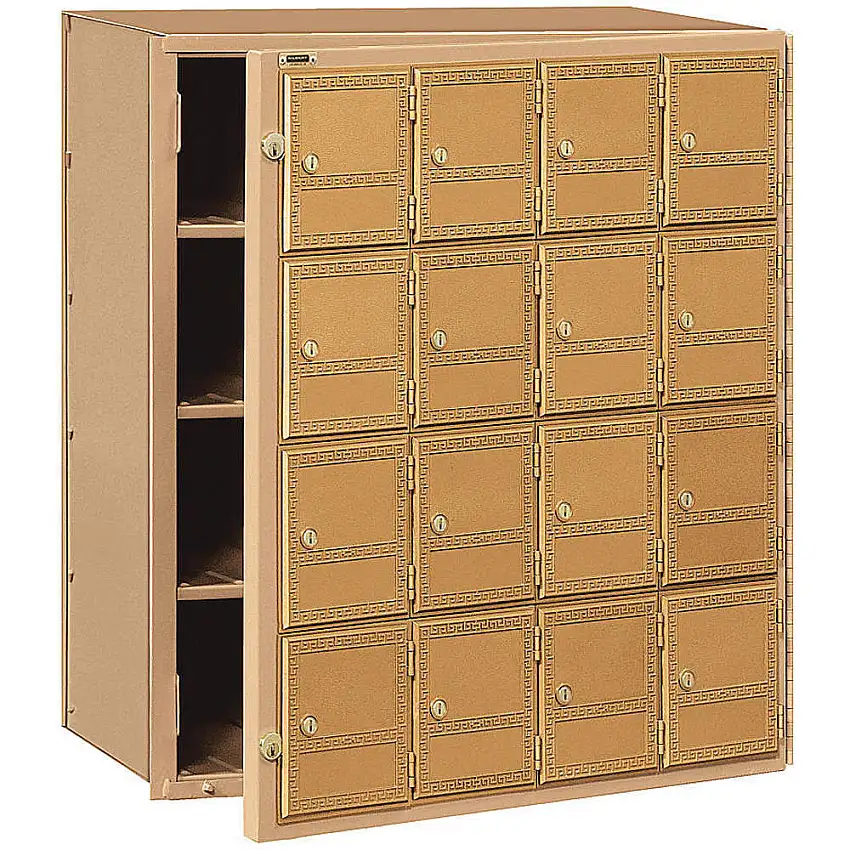 SALSBURY INDUSTRIES 2116FL Americana Briefkasten, 16 Türen, Frontlader