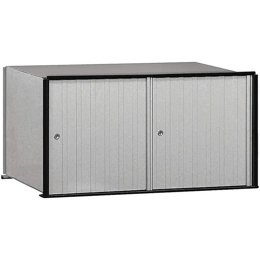 SALSBURY INDUSTRIES 2202 Aluminium-Briefkastenständer, Leiter, 2 Türen