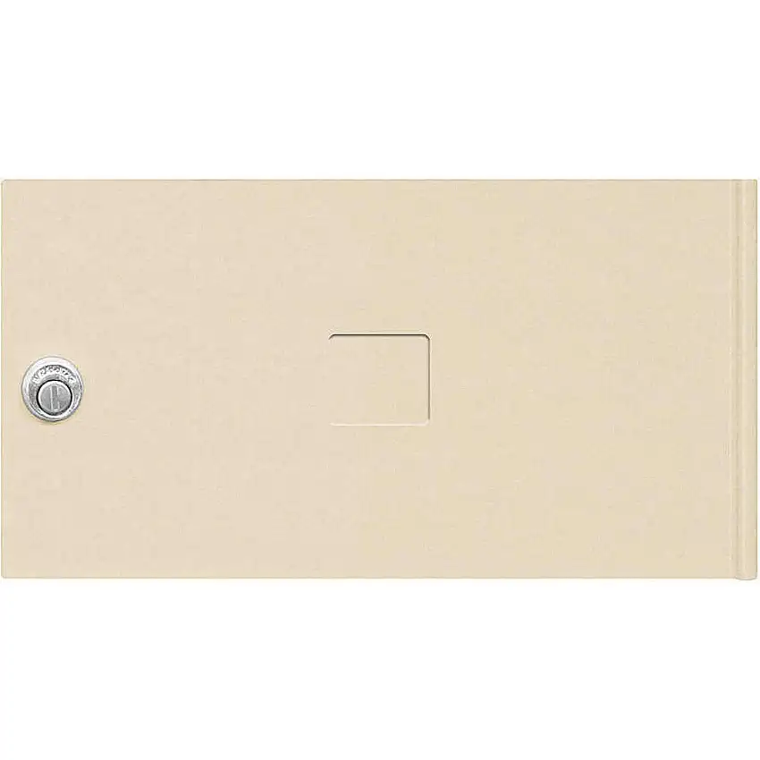 SALSBURY INDUSTRIES  3752SAN Ersatztür/Schloss für horizontalen Briefkasten MB2 Sand