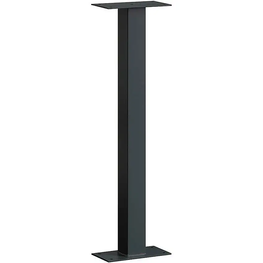 SALSBURY INDUSTRIES 4865BLK Standardpfosten, Schwarz