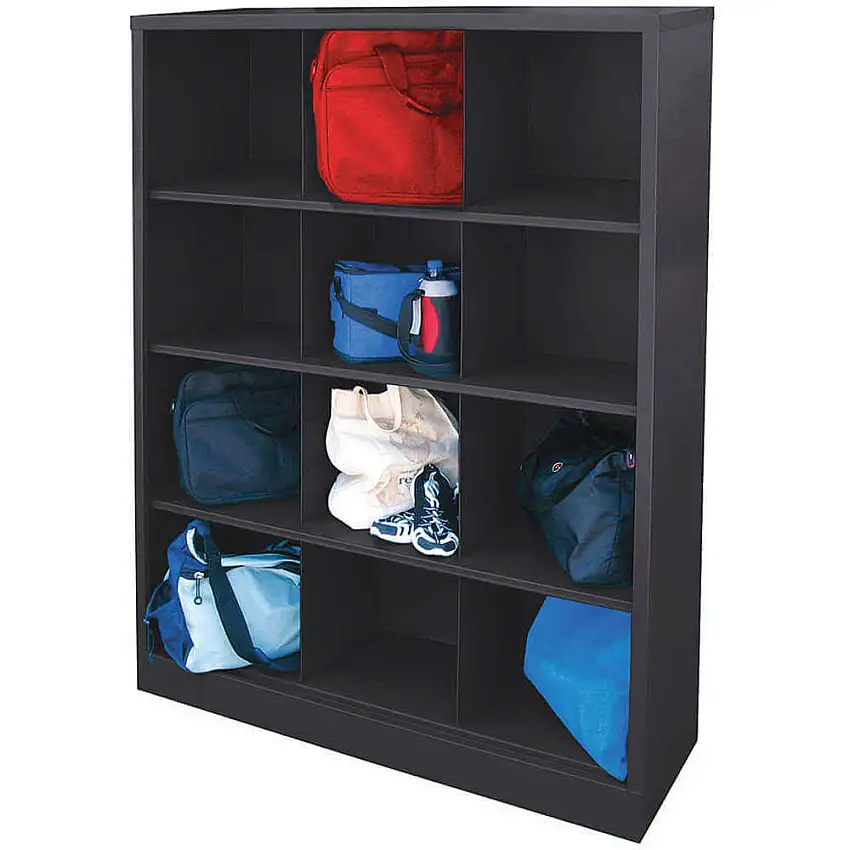 SANDUSKY LEE  IC00461866-09 Cubbie-Schrank, Schwarz, 46 Zoll Breite x 18 Zoll Tiefe x 66 Zoll Höhe
