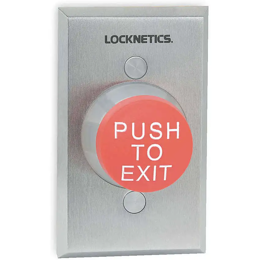SCHLAGE 623RD EX Push-To-Exit-Taste, roter Stahl