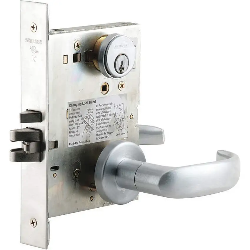 SCHLAGE L9070P C123 17A 626 Einsteckschloss Hebel 17a Klassenzimmer