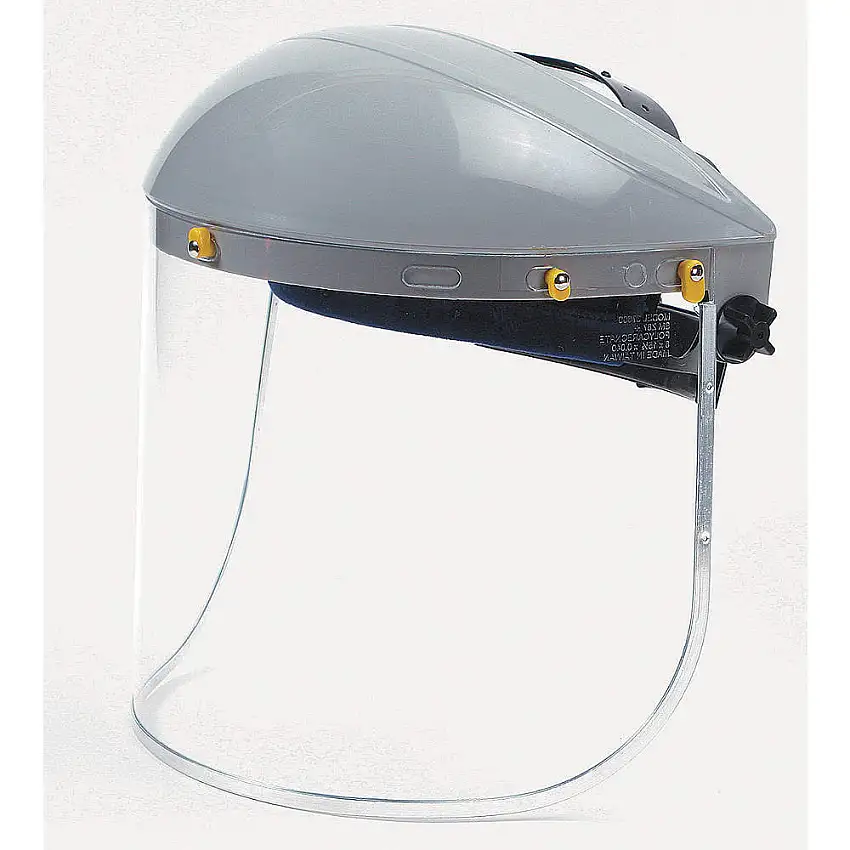 SELLSTROM S30110 Gesichtsschutz mit Ratsche, Grau, 8 x 15-1/2