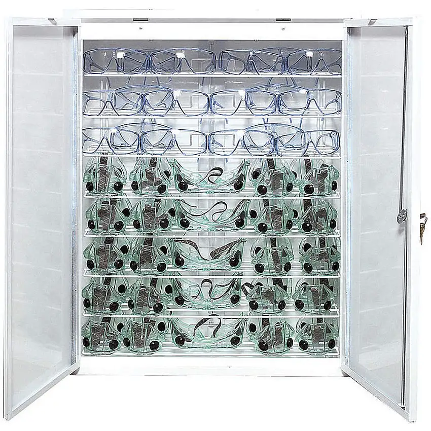 SELLSTROM  S90494 Keimtötender Brillenschrank, Weiß