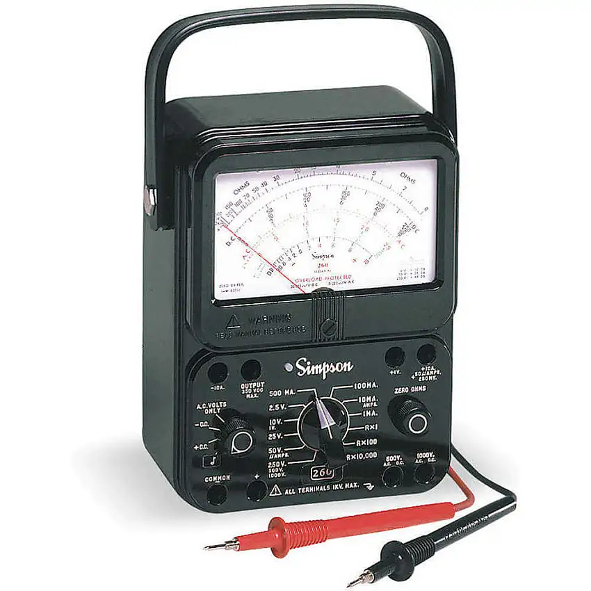 SIMPSON ELECTRIC 260-8 Analogmultimeter 1000 V 10 A 20 m Ohm