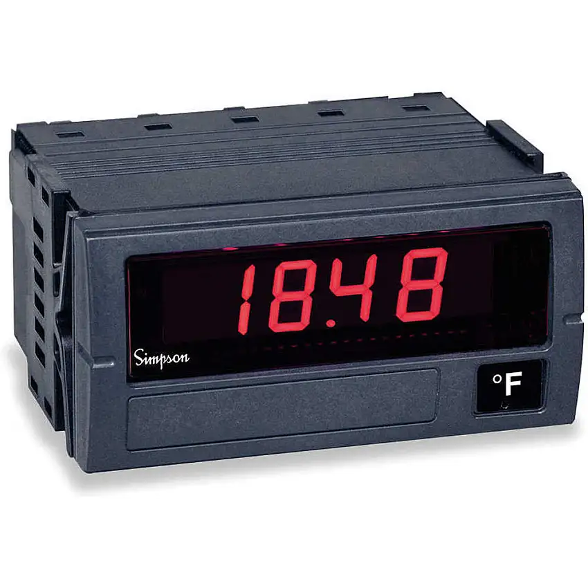 SIMPSON ELECTRIC  F45-1-80-0-F Digitales Panelmeter Temperatur