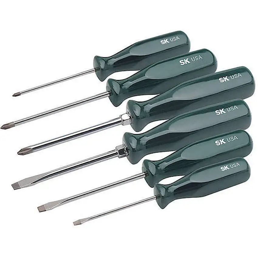 SK PROFESSIONAL TOOLS  86320 Schraubendrehersatz Sure Grip Chrom 6-tlg