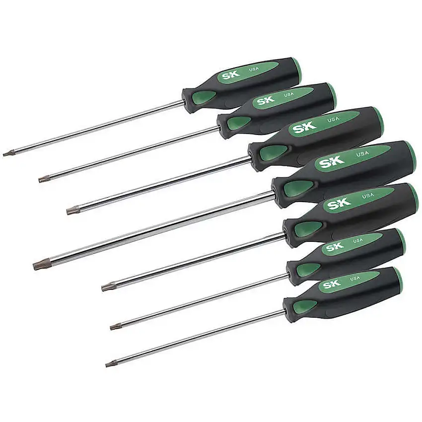 SK PROFESSIONAL TOOLS 86333 Schraubendrehersatz Cushion Grip Torx 7-tlg