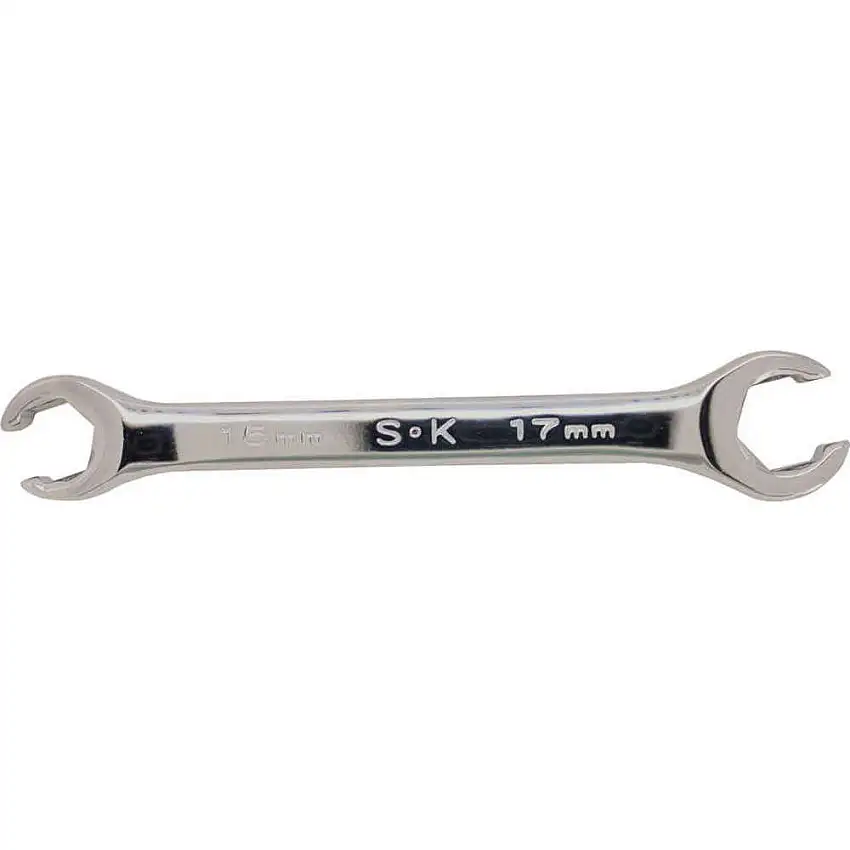 SK PROFESSIONAL TOOLS  8809 Bördelmutternschlüssel, metrisch, 5 Zoll Länge