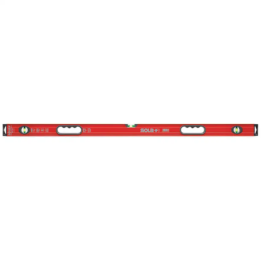 SOLA BR48 Kastenwaage Aluminium 48 Zoll Rot