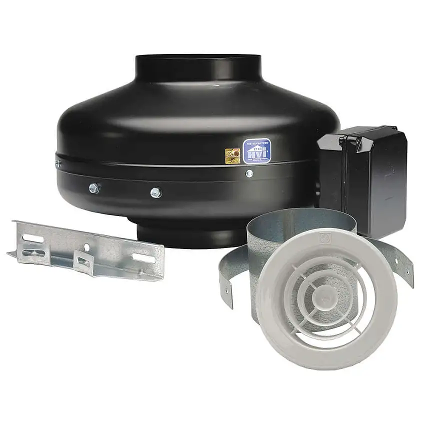 SOLER & PALAU  KIT-PV100X Inline-Radialkanalventilator 7-5/8 Zoll Höhe